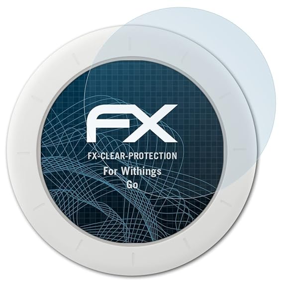 atFoliX Schutzfolie kompatibel mit Withings Go Folie, ultraklare FX Displayschutzfolie (3X)