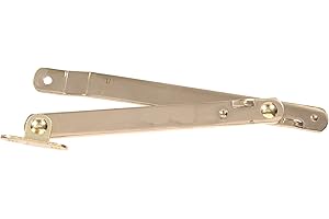 The Hillman Group 851580 Left Side Folding Support, Brass Finish
