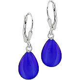 Drop Earrings (Violet, Polished)