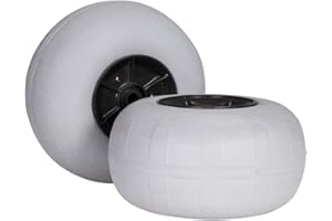 Wilderness Systems 13" Beach Wheels | Pair - for Heavy Duty Kayak Cart | Replacement Kayak Cart Wheels | Grey (8070172)