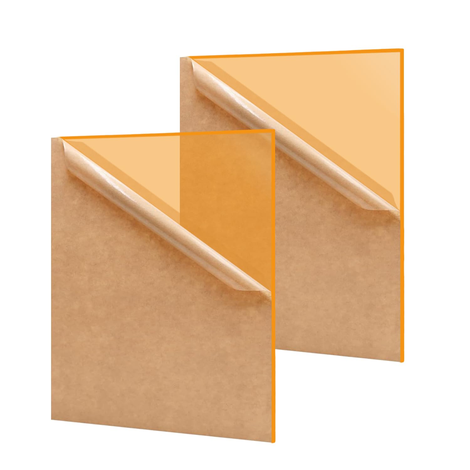 Eszeoee 2 Pack 12'' x 16'' Translucent Orange