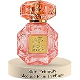 Zoha Rose Bloom - Rose Perfume for Women and Men, Skin-Friendly, Alcohol-Free Perfume Oil, Travel Size Clean Parfum, 30ml Spray