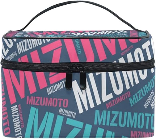 Amazon Co Jp 化粧ポーチ 水元 水本 ローマ字 人気の 苗字 名字 柄 メイクボックス 化粧品収納 旅行メイクバッグ 旅行化粧バッグ メイク収納バッグ コスメボックス コスメ収納ケース 並行輸入品 Beauty