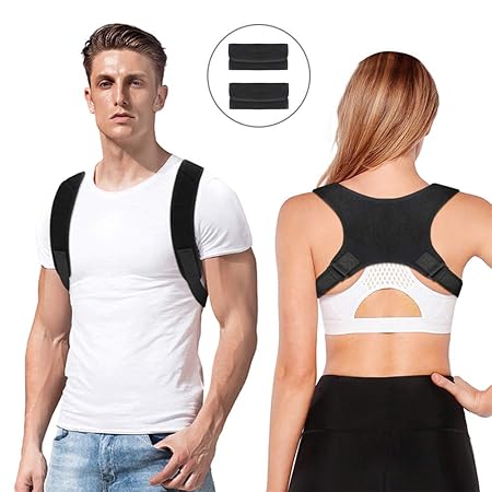 Vivibel Geradehalter zur Haltungskorrektur Rückenstütze Rückenbandage Haltungstrainer Haltungskorrektur Rücken Damen und Herr