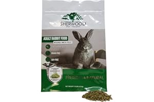 Sherwood Pet Health Adult Rabbit Food Timothy Hay Pellet 10 lbs. Hay-Based, Grain-Free, Soy-Free for Better Digestion