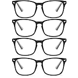 aisswzber Unisex Stylish Square Non-Prescription
