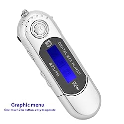 USB MP3 Player with with LCD Screen, Portable Audio