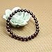 Natural AA Grade Red Garnet Gemstone 6mm Round Beads Stretch Bracelet 7