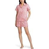 BedHead - Stretch Short Sleeve Shorty PJ Set - Seashells - Small