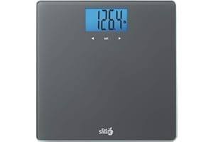 EATSMART Eat Smart Gray Glass BMI/Weight Tracker Blue Backlight