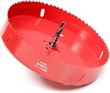 Ihomepark Hole Saw 175 mm Bi-Metal HSS M42 Cutting Depth for Wood Plastic