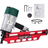 BHTOP Mexican Style 9021NS Framing Nailer, Professional Framing Gun | 21 Degree 3-1/2" with Depth Adjustment Professional Air Nail Gun 2" to 3-1/4" for Framing, Siding Installation