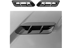 Linskip Hood Air Vent Trim Compatible with Dodge Challenger 2015-2023 SXT, Vent Moulding Cover Trim, Vent Cover Bezels Matte, Challenger Exterior Decoration(Black)
