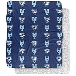 Upper Iowa University Peacocks Logo Pattern Silky