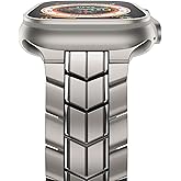NewWays Grade 2 Titanium Band Compatible with Apple Watch Band