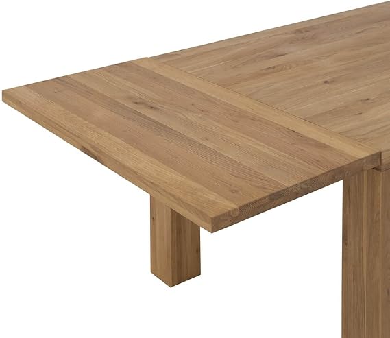 WIMÖ Ansteckplatte Esstisch Tisch Viborg, 50 x 110 cm, Massivholz Holz