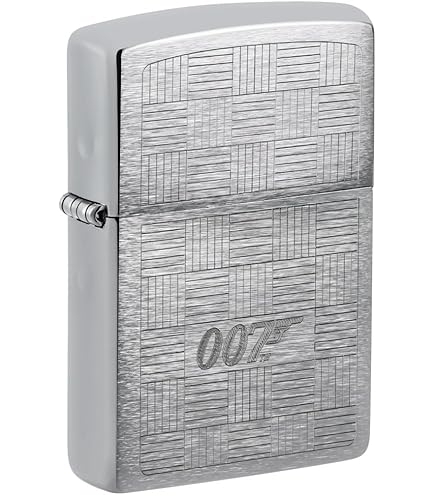 Amazon.com: Zippo Lighter: James Bond 007 Logo, Engraved - Brushed
