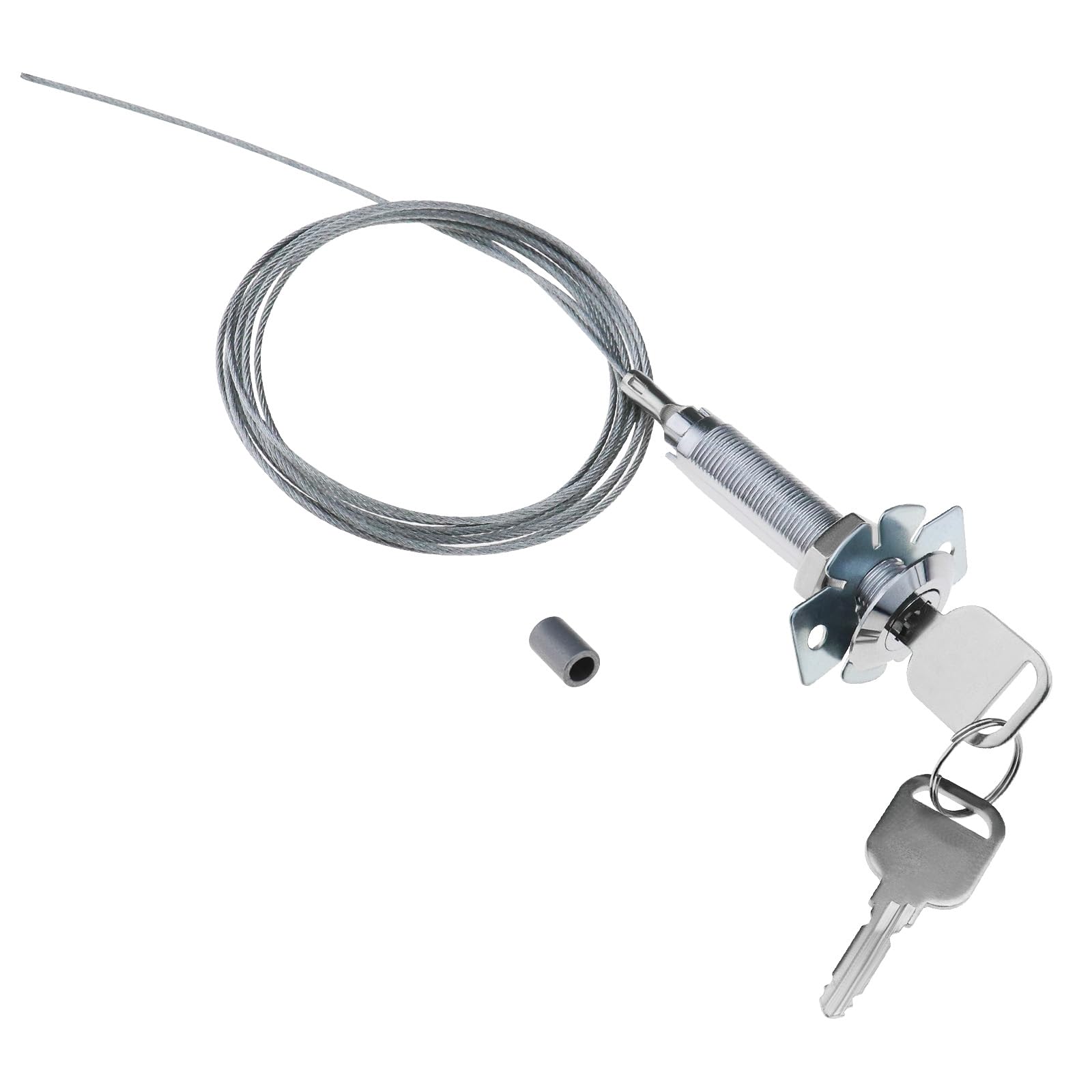 YINETTECH Garage Door Emergency Release Lock with 2Pcs Keys Universal Emergency Release Latch Release Disconnect Key Lock Door Accessories