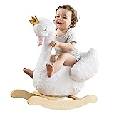 labebe - Plush Rocking Horse Wooden, Baby Riding