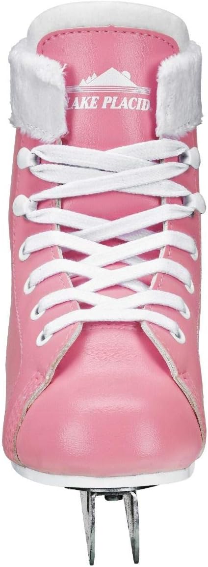 Lake Placid Starglide Girl's Double Runner Figure Ice Skate, Pink/White : Sports & Outdoors