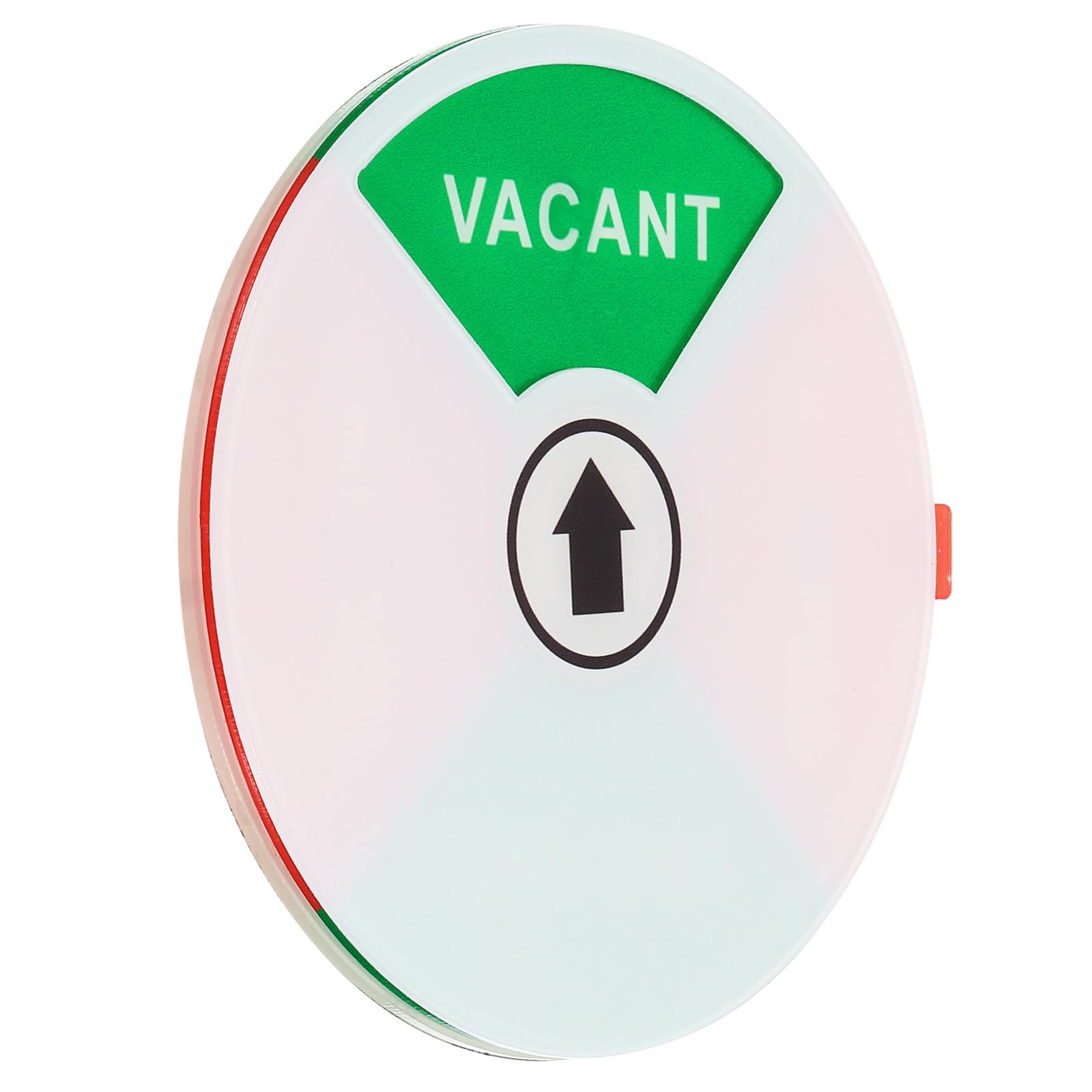 PATIKIL Vacant Occupied Slider Door Sign, 4"ODx0.2"T Vacant Occupied Privacy Sign for Home Office Restroom Business Meeting, Silver Tone