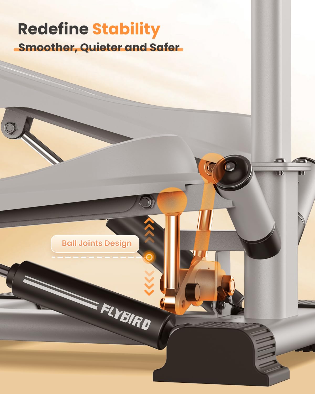 FLYBIRD Stepper with Handlebar, Stair Stepper for