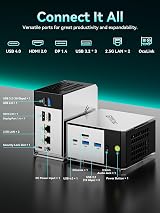 GMKtec Mini PC M8 Ryzen 5 PRO 6650H 16GB RAM 1TB PCIe SSD 2.5GbE NIC view 6