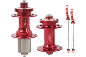 rningo MTB Bike Hubs Disc Brake 32/36 Holes,Quick Release Front M9*100mm Rear M10*135mm，High-Strength Hubset for HG System Standard 8-11 Speed Cassette