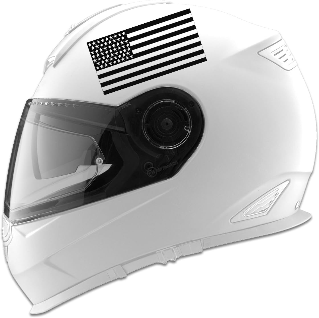 Amazon.com: USA American Flag Auto Car Racing Motorcycle Helmet Decal
