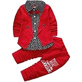 YIKIURL Baby Boy Clothes Toddler Casual Outfits for Children Two Piece Suit Long Sleeve Jacket+Sports Pants