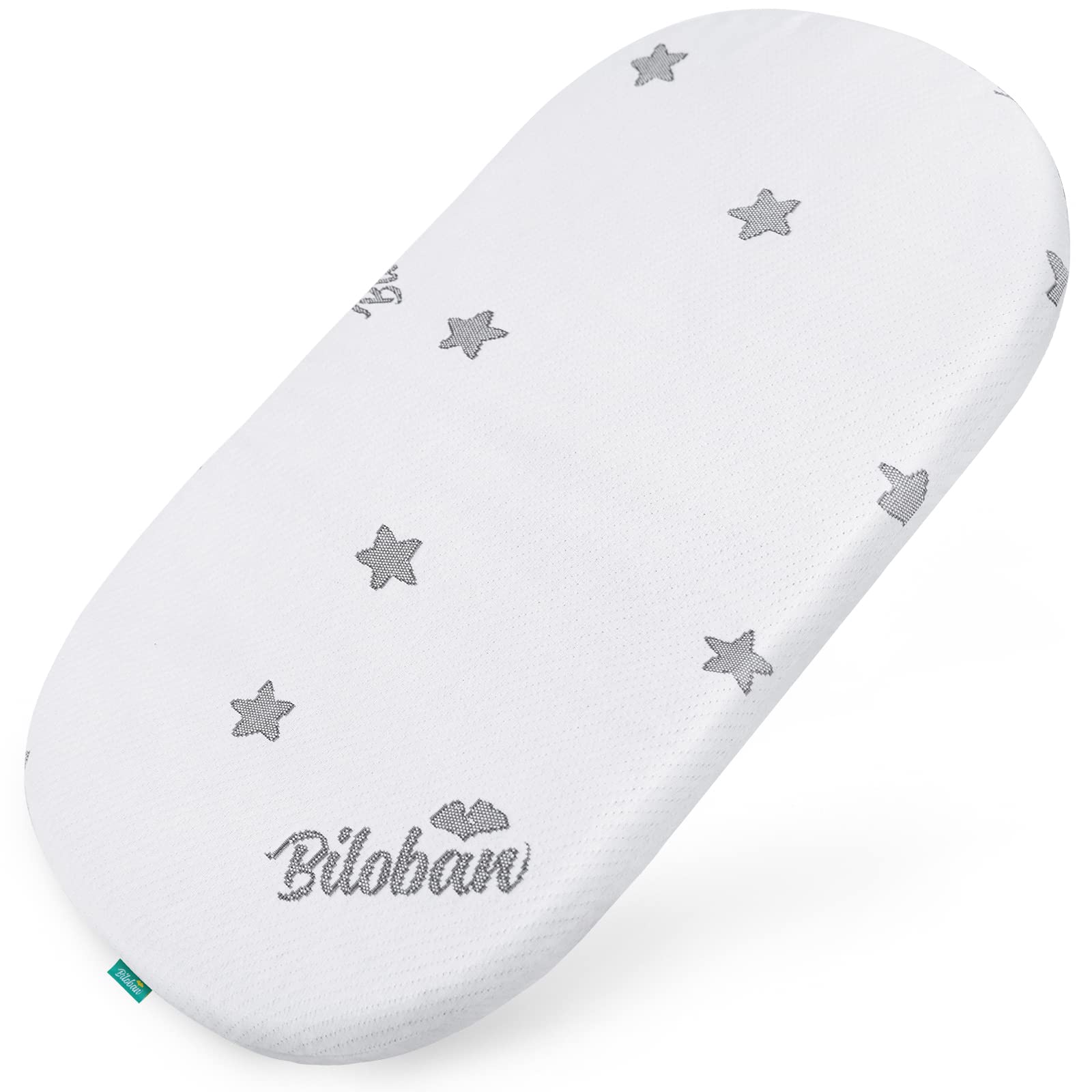 Photo 1 of Bassinet Mattress Pad (13"x 30"x 0.8"), Compatible with SNOO Smart Sleeper Baby Bassinet, Waterproof Breathable Soft Bassinet Mattress Pad, Baby Foam with Removable Zippered Cover White