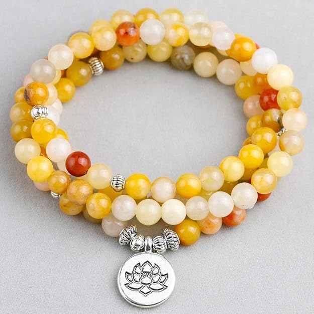 Fashion Necklace Natural Buddha Topaz Bracelet Life Om
