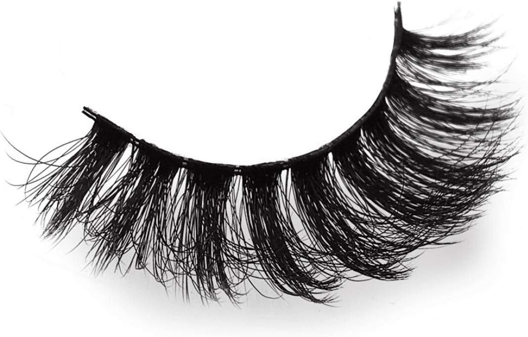 Vaddbank Real 3D Soft Long Natural Eye Lashes Makeup Thick False Eyelash Extension (A)