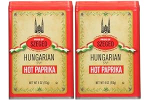 VXOYO Szeged Hot Paprika Powder, 4-Ounce (Pack of 2)