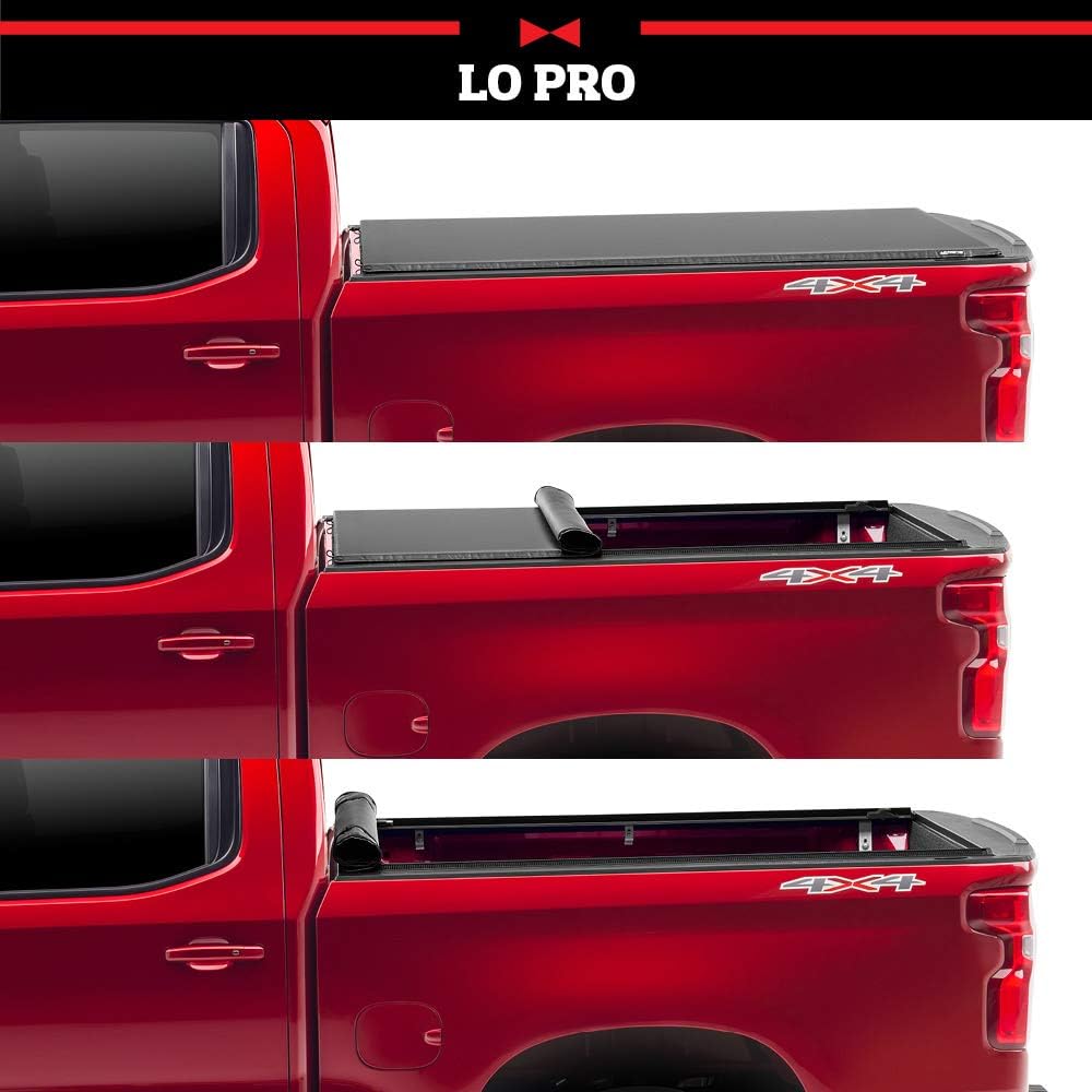 Amazon Com Truxedo Lo Pro Soft Roll Up Truck Bed Tonneau Cover 571801 Fits 14 18 2019 Limited Legacy Gmc Sierra Chevrolet Silverado 1500 5 8 Bed Automotive