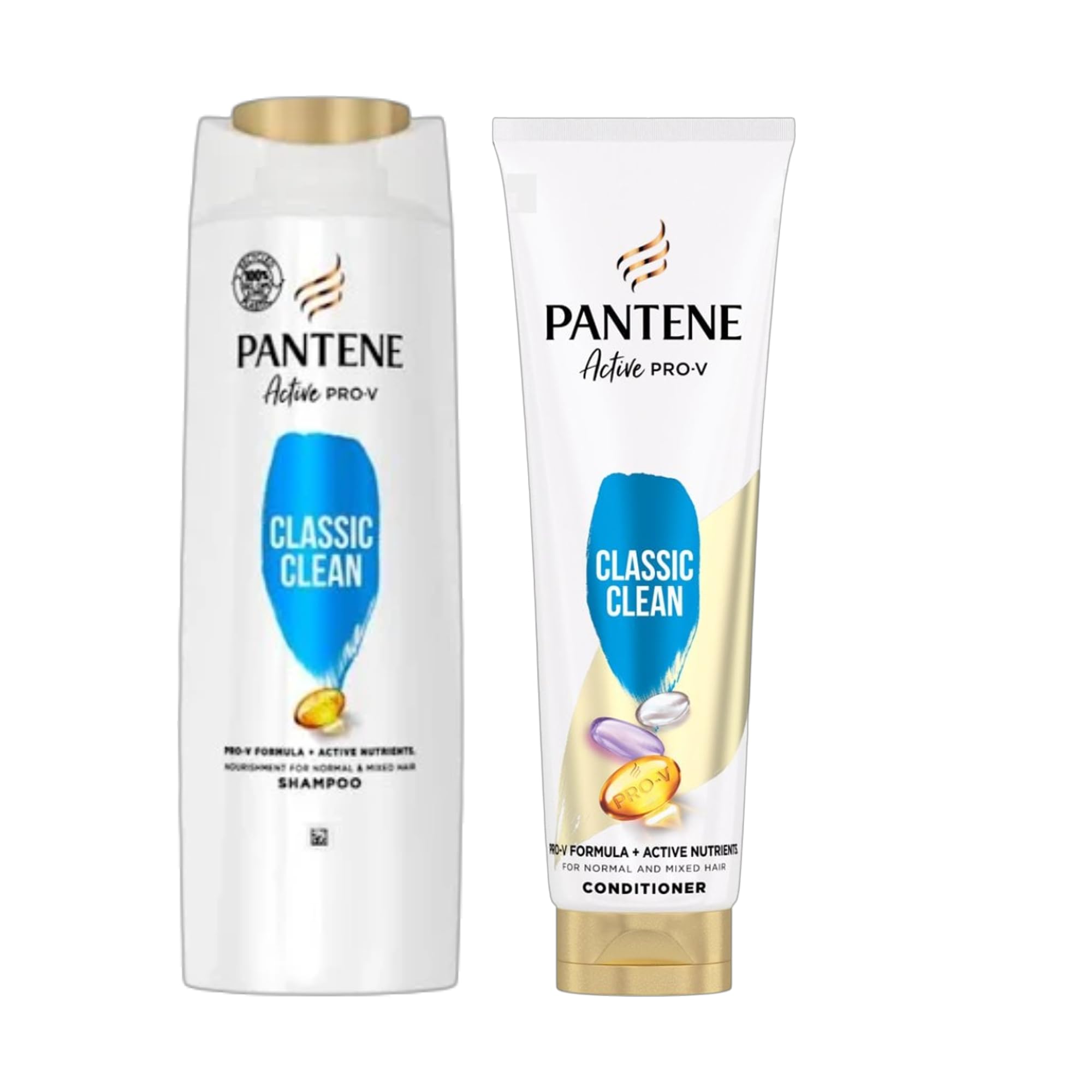 Pantene Active PRO-V Classic Clean Shampoo 400ml and Conditioner 270ml Sets