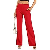 Uowou Wide Leg Pants for Women with Pockets Yoga Pants High Waisted Loose Palazzo Casual Lounge Sweatpants
