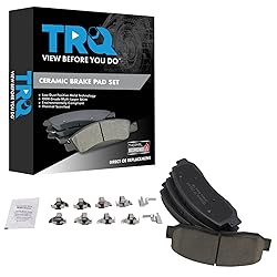 TRQ Front Brake Pads Ceramic Compatible with
