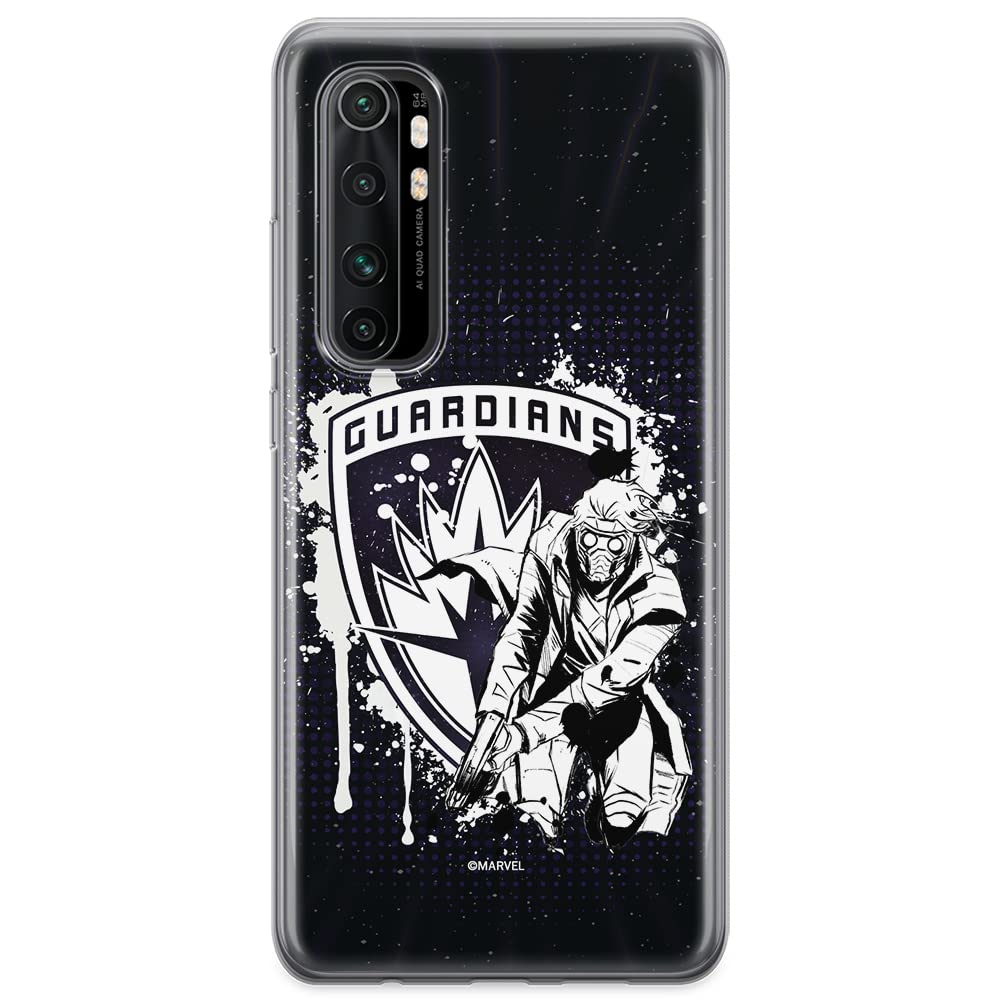 ERT GROUP mobile phone case for Xiaomi MI NOTE 10 Lite original and officially Licensed Marvel pattern Star Lord 002 optimally adapted to the shape of the mobile phone, case made of TPU