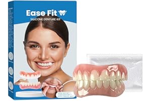 JUNERAIN Silicone Reline Denture Set, PerfectFit Denture Silicone Reline Kit, Silicone Reline Kit for Dentures, Soft Denture Reline Kit, Thermoplastic Denture Adhesive for Men Women(1pcs)