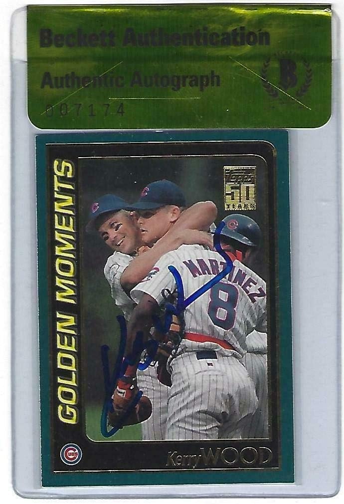 kerry wood autographed baseball