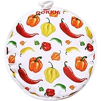 DOKKIA Tortilla Warmer Taco 12 Inch Insulated Cloth Pouch - Microwavable Use Fabric Bag to Keep Food Warm (12 Inch…