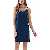 GYS Bamboo Viscose Women's Full Slips Adjustable Spaghetti Strap Soft Chemise Nightgowns