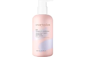 Evereden Kids Shampoo and Conditioner 2-in-1: Cool Peach, 8.5 fl oz. | Clean, Vegan, & Gentle Care for Kids | Toddler Shampoo and Conditioner for Healthy Scalp & Hair | Age 4+