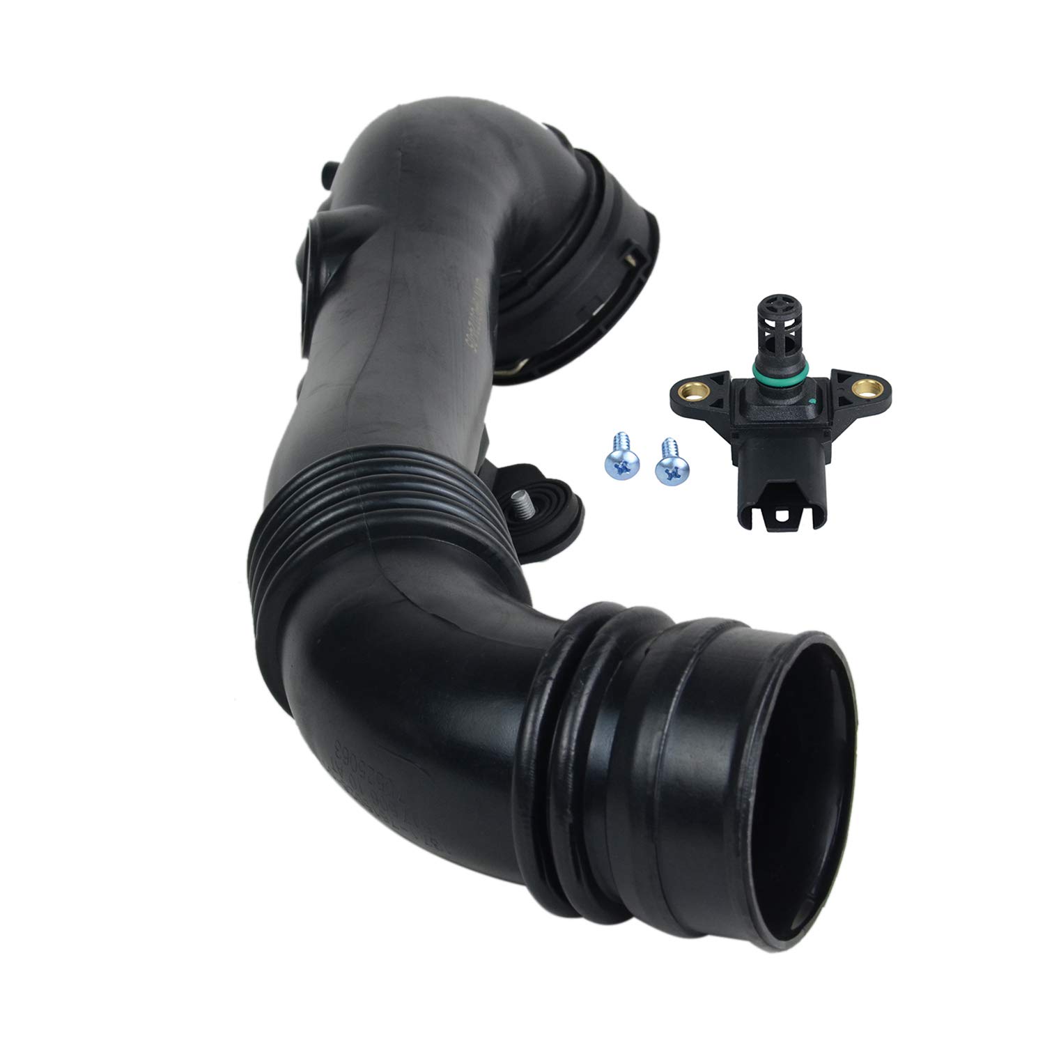 Photo 1 of 13717615026 Air Intake Hose Intercooler Air Duct Pipe Replacement for BMW 335i 135i 135is X1 E82 E90 E92 E93 AKWH