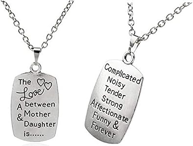 Idee Regalo Famiglia Natale.Inception Pro Infinite Collana Da Donna Idea Regalo Famiglia Natale Compleanno Targhette Con Dedica Amazon It Gioielli