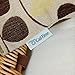 CaliTime Throw Pillow Covers Luxury Chenille Cute Leaves Decorative Cushion Case Shell for Couch Sofa Home 18 X 18 Inches Ecru Brown