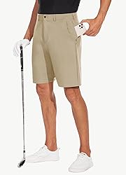 JWM Mens 9" Stretch Golf Shorts - Lightweight