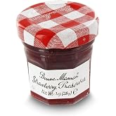 Bonne Maman Mini Preserves - Strawberry - 1oz (Individual) | Jam Imported from France, Pairs Perfectly with Tea, Scones or Toast, Great as a Party Favor and Sized for Sampling Flavors.