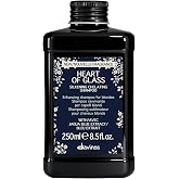 Davines Heart Of Glass Silkening Chelating Shampoo For Blonde Hair | Gentle Shampoo for natural and treated blonde hair. Removing buildup and hard water metals residue, preserving hair colour